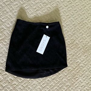 SNDYS black sparkle Paris skirt size XXS